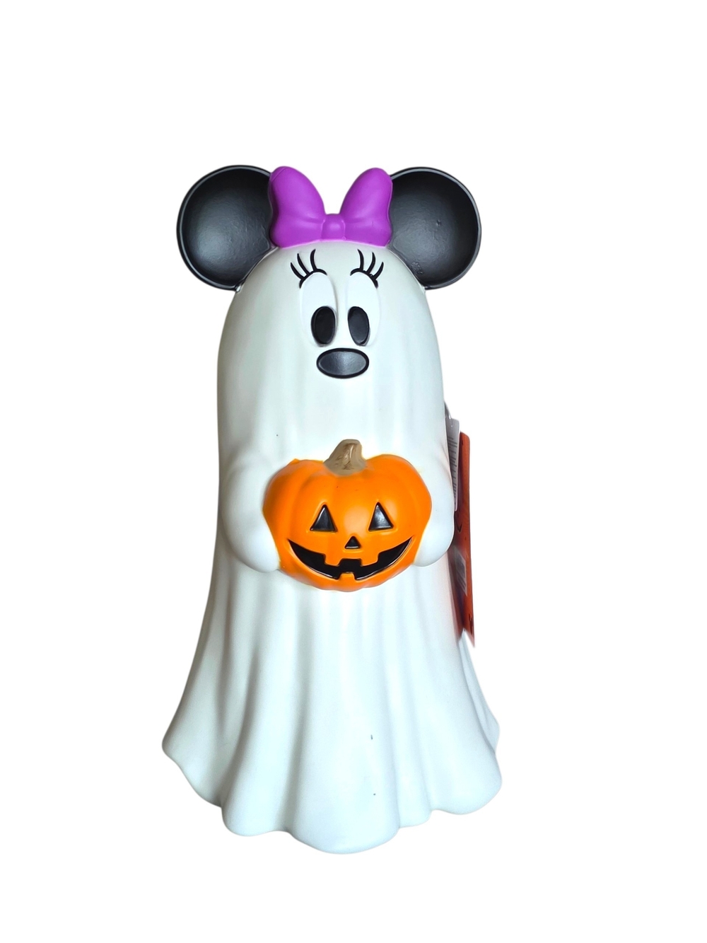 Minnie Mouse Ghost Halloween Blow Mold- White & Purple